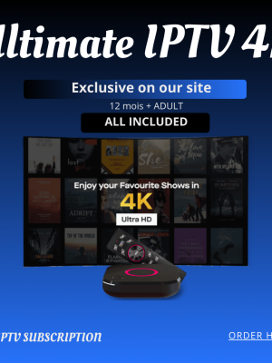 IPTV SUBSCRIPTION 4K ULTIMATE